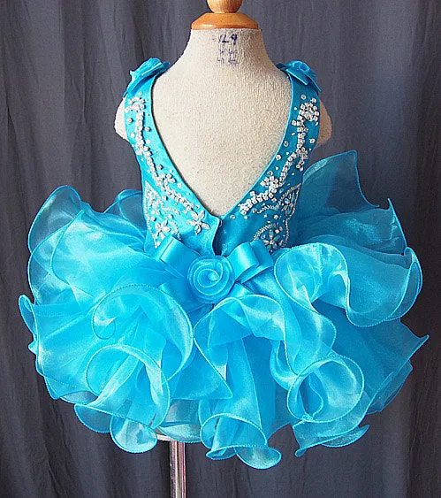 16 Colors---Infant/toddler/baby/children/kids/newborn Girl's Pageant Gown 1~4T G090-1