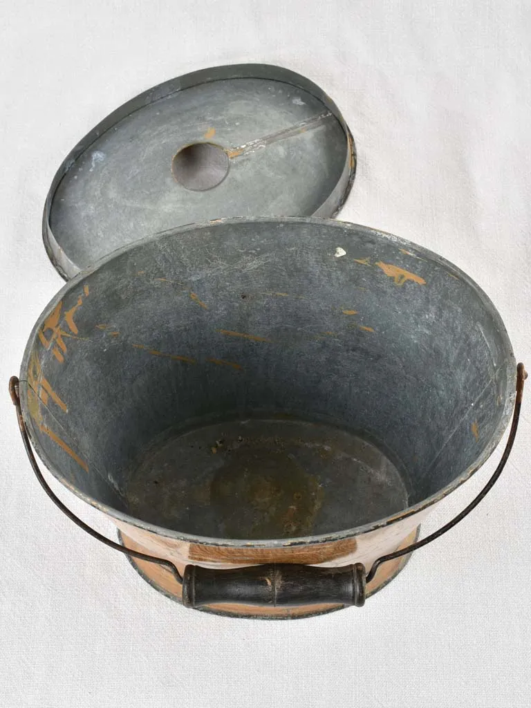 1930s crachoire spittoon 11½"