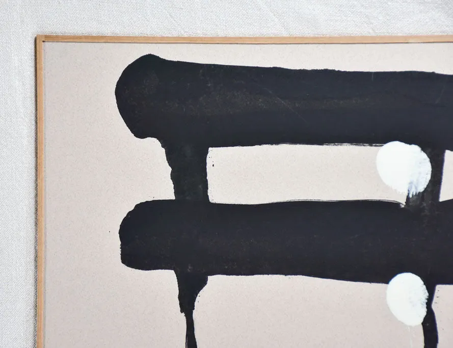 2/2 Monotype oil on paper of a chair by Caroline Beauzon 2009 19¾" x 25½"