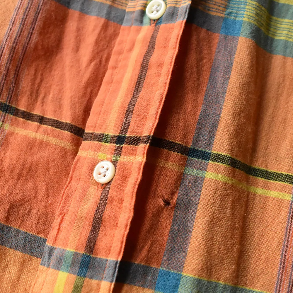 90's Ralph Lauren “BLAKE” マドラスチェック 半袖 ボタンダウンシャツ 240803 S2160