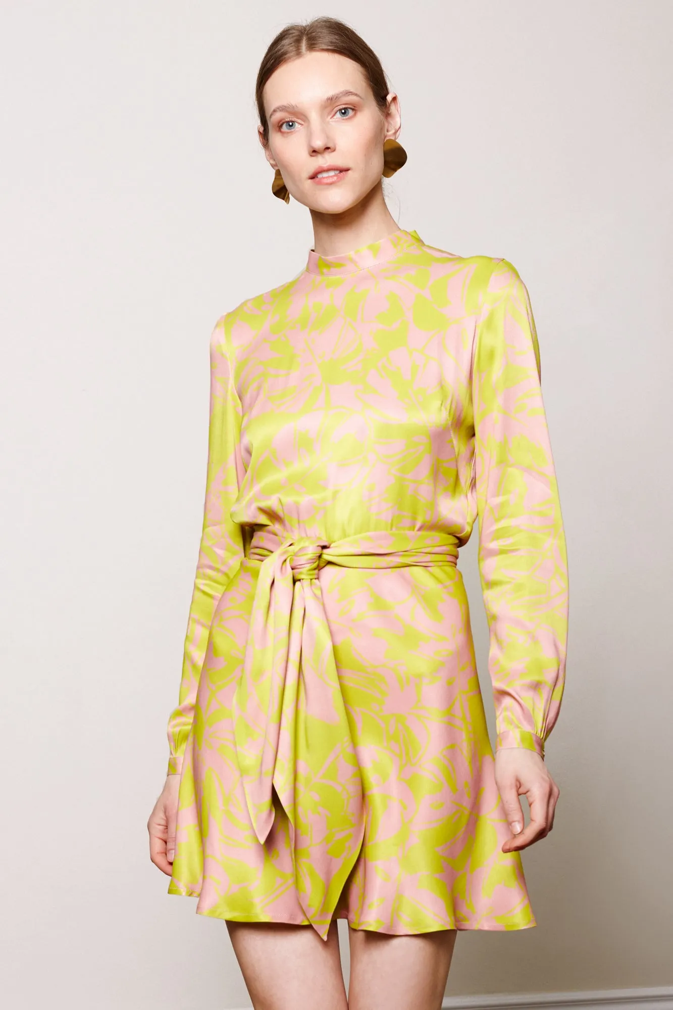 ADRIA floral mini dress