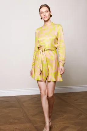 ADRIA floral mini dress