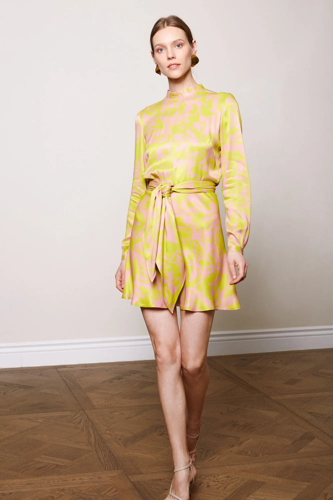 ADRIA floral mini dress
