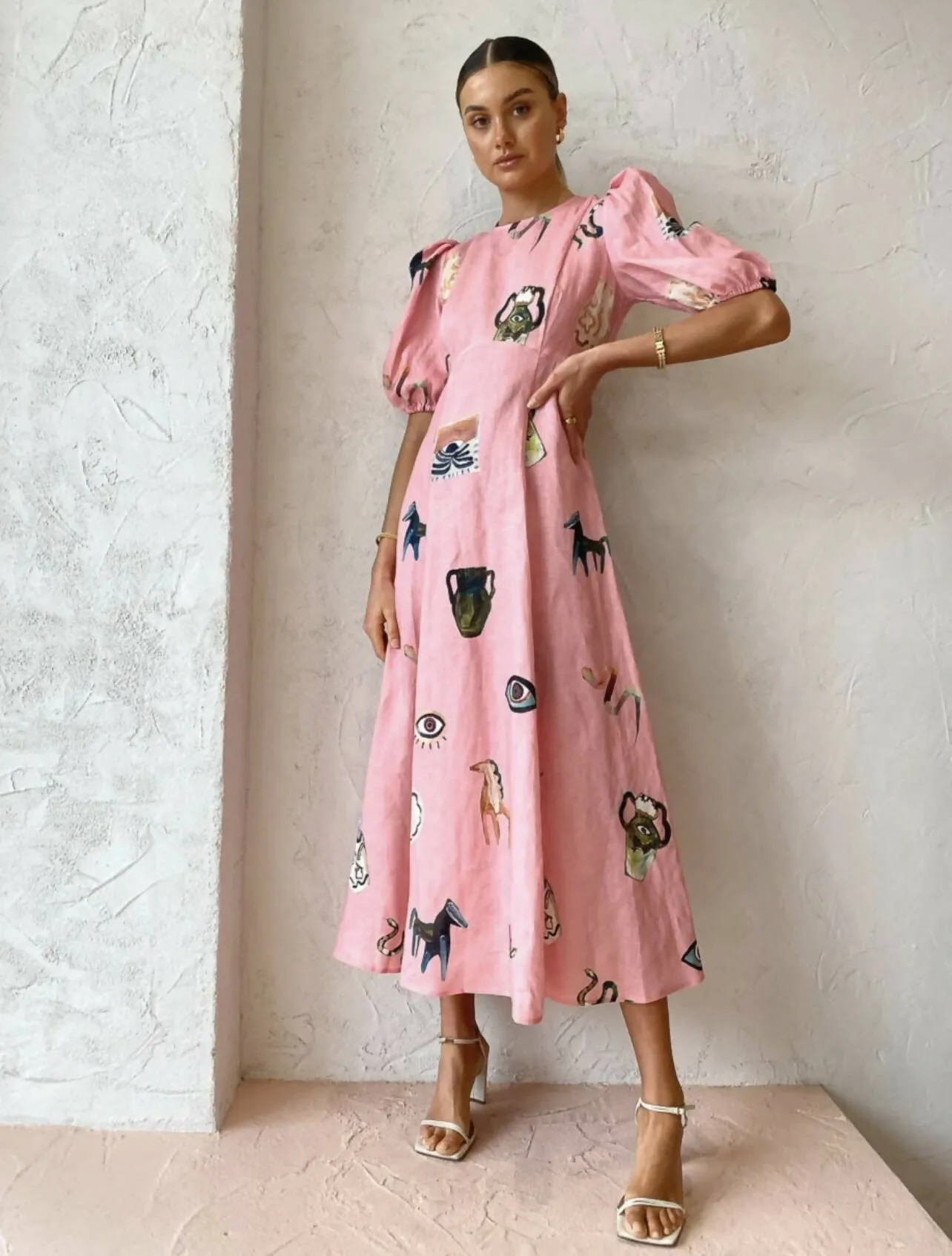 Alemais Cleo Midi Dress Size 10