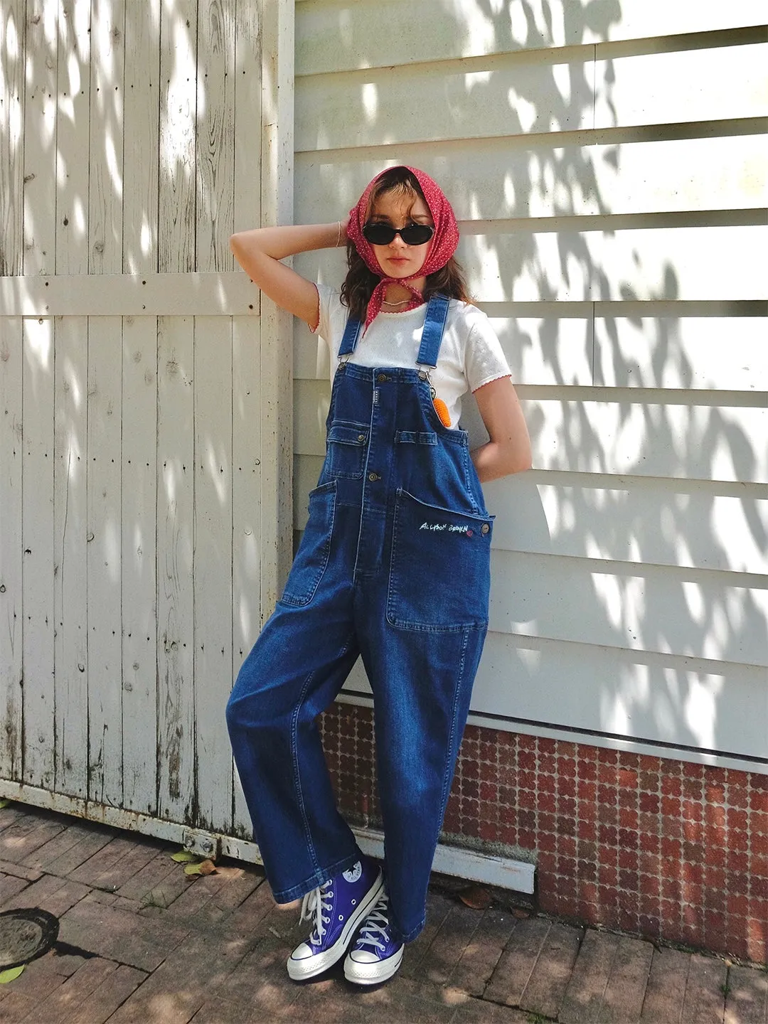 ALLISON BROWN  Embroidery Logo Overall