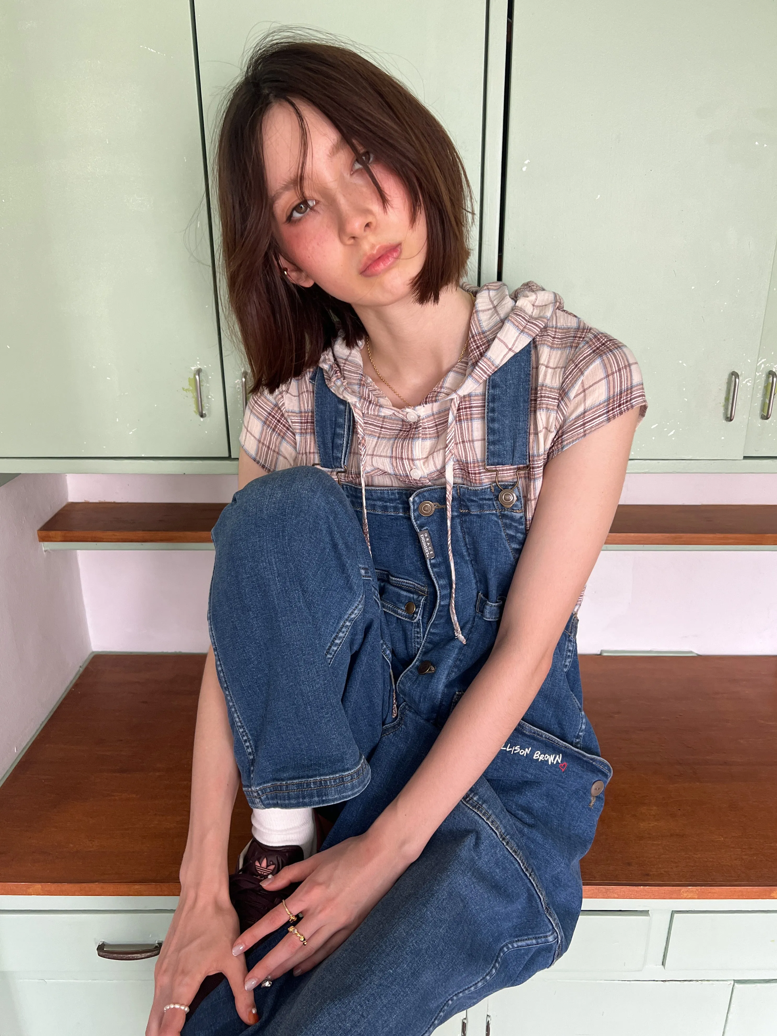 ALLISON BROWN  Embroidery Logo Overall