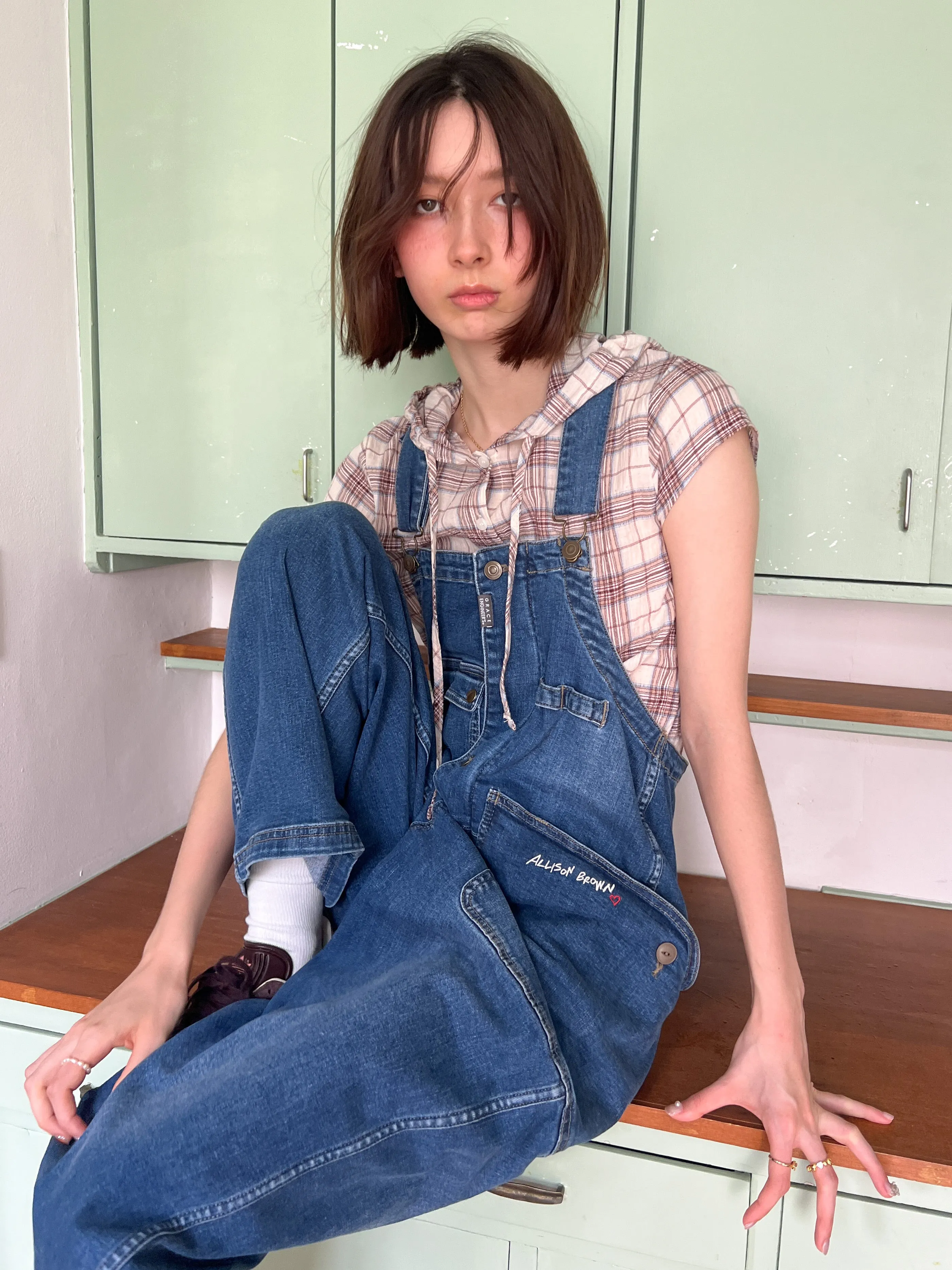 ALLISON BROWN  Embroidery Logo Overall