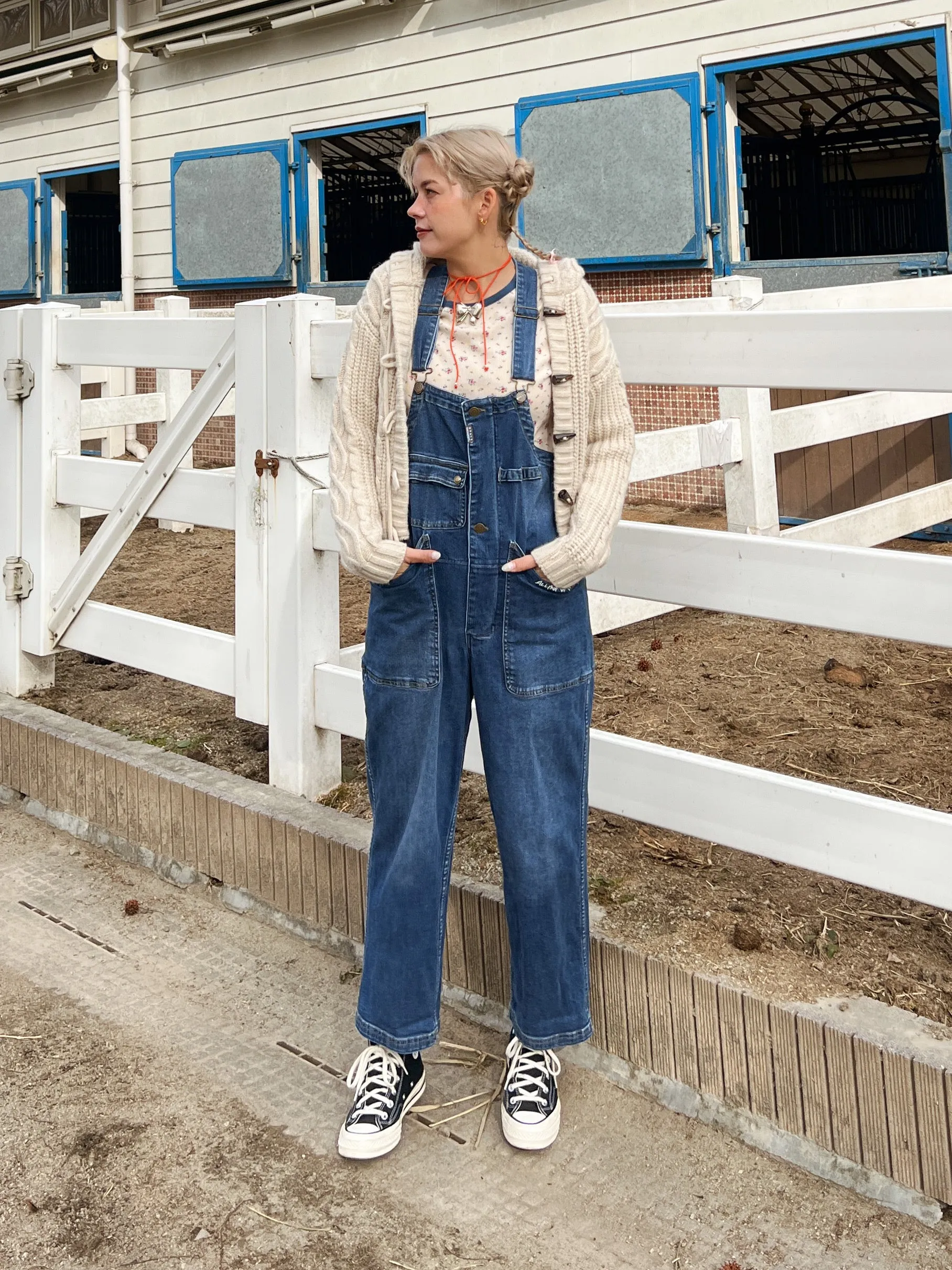 ALLISON BROWN  Embroidery Logo Overall