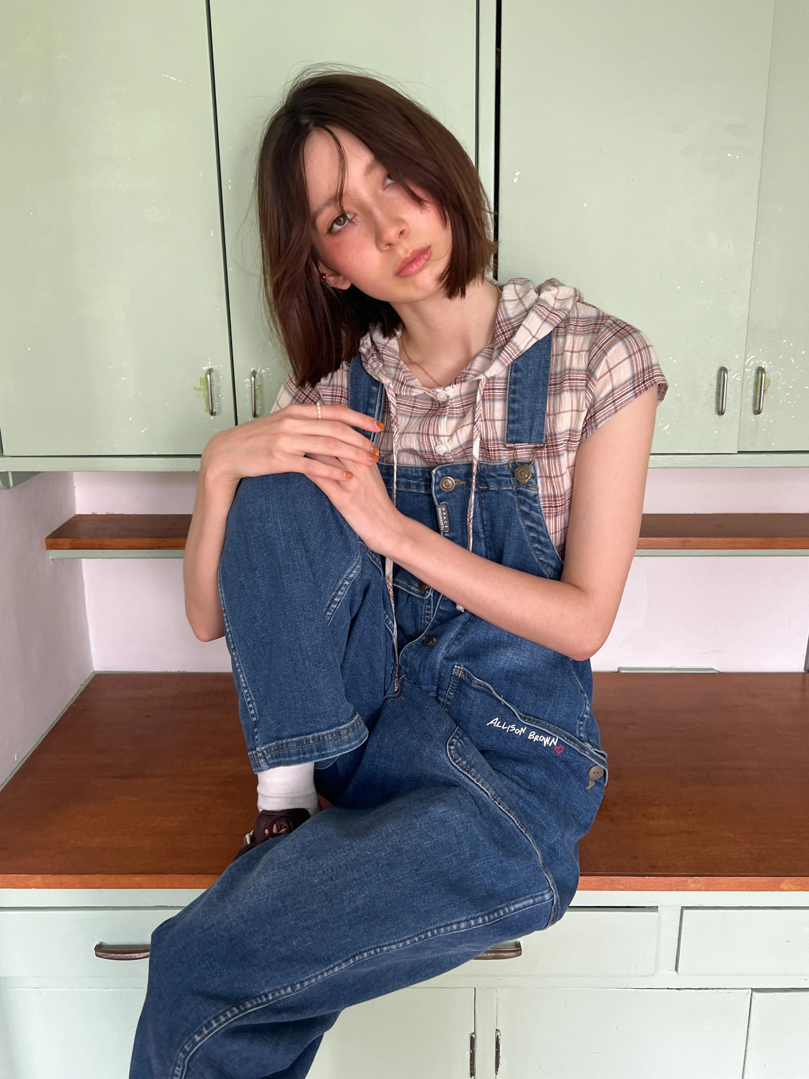 ALLISON BROWN  Embroidery Logo Overall