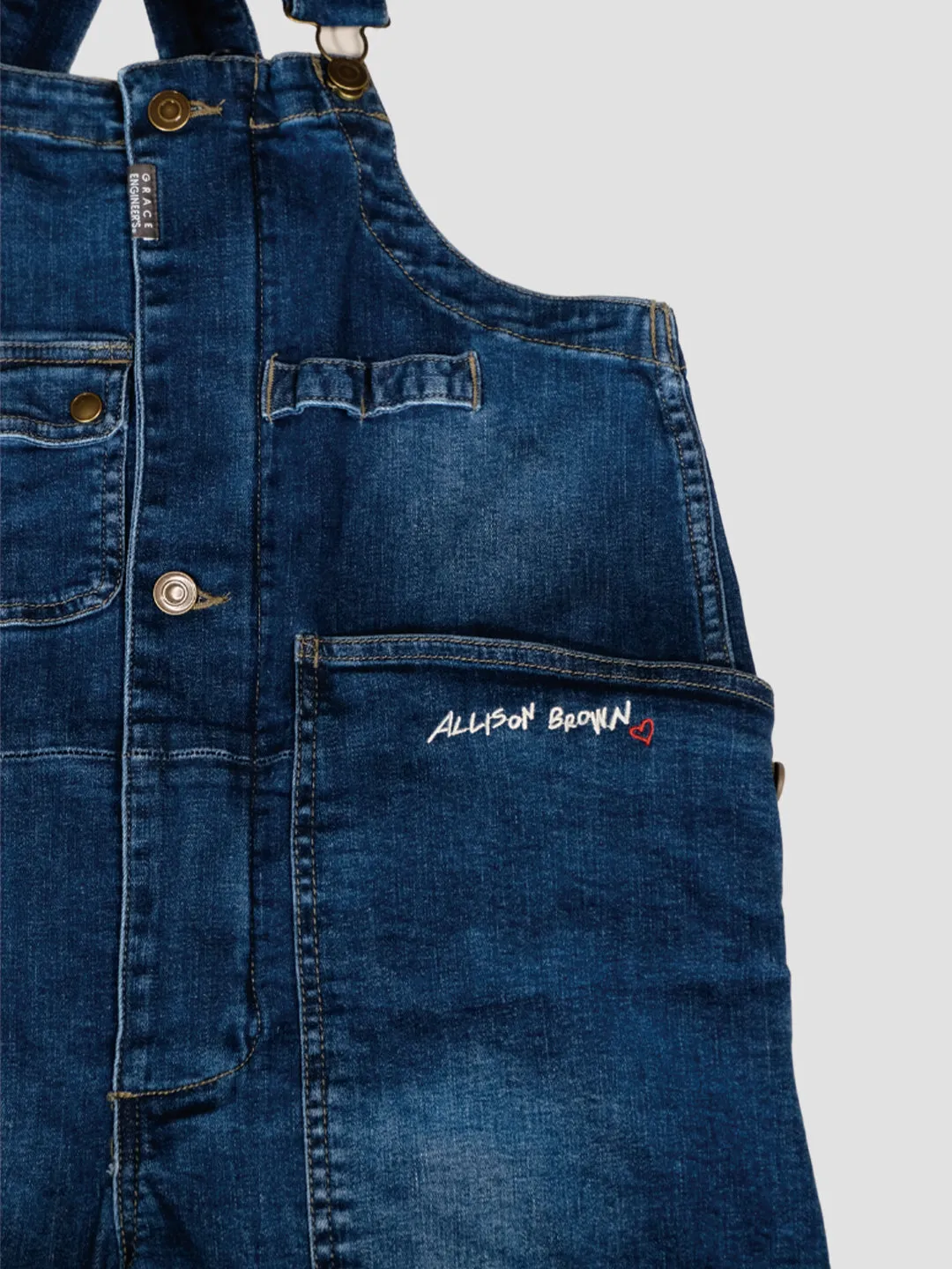 ALLISON BROWN  Embroidery Logo Overall