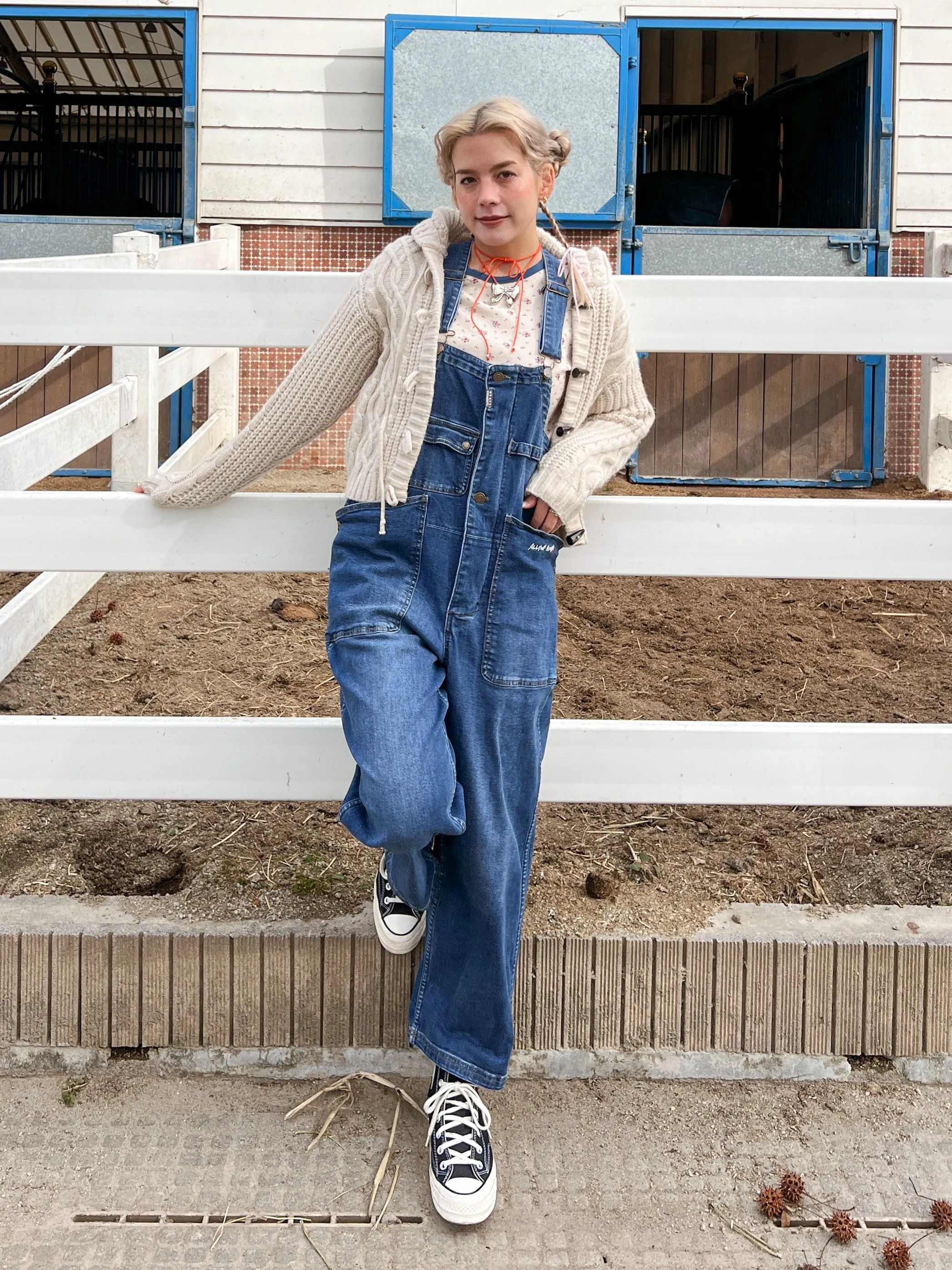 ALLISON BROWN  Embroidery Logo Overall
