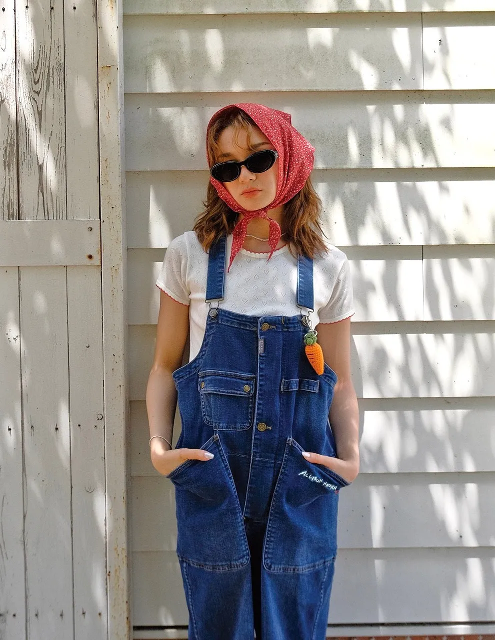 ALLISON BROWN  Embroidery Logo Overall