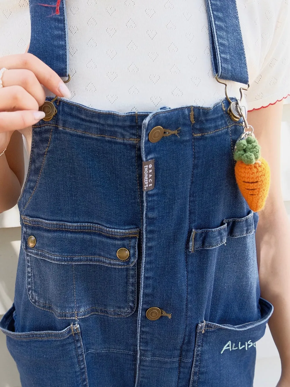 ALLISON BROWN  Embroidery Logo Overall
