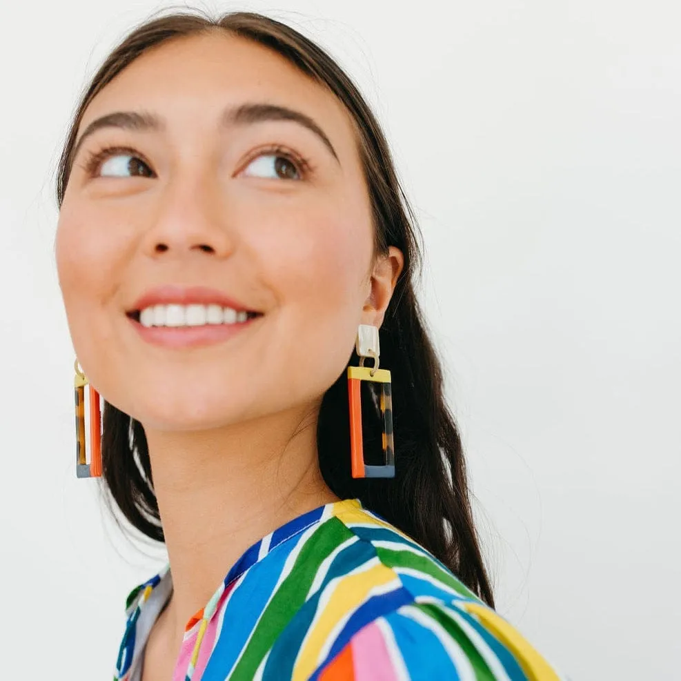 Alpine Colorblock Earrings