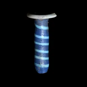 An Egyptian Glass Ear Stud, Late 18th dynasty ca. 1350 - 1295 BCE