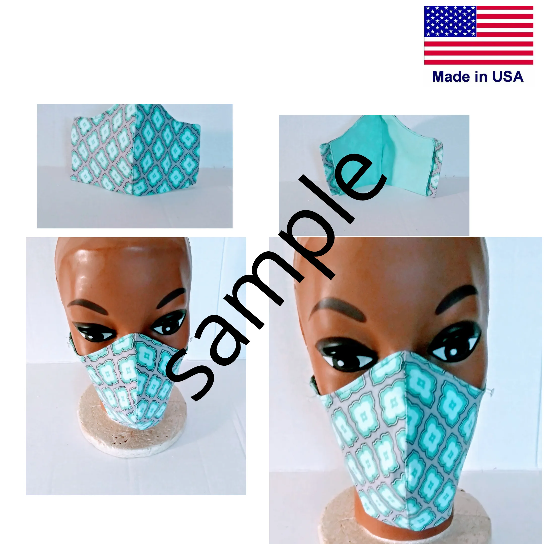 Anchor Cotton Fabric Mask - Washable & Reusable