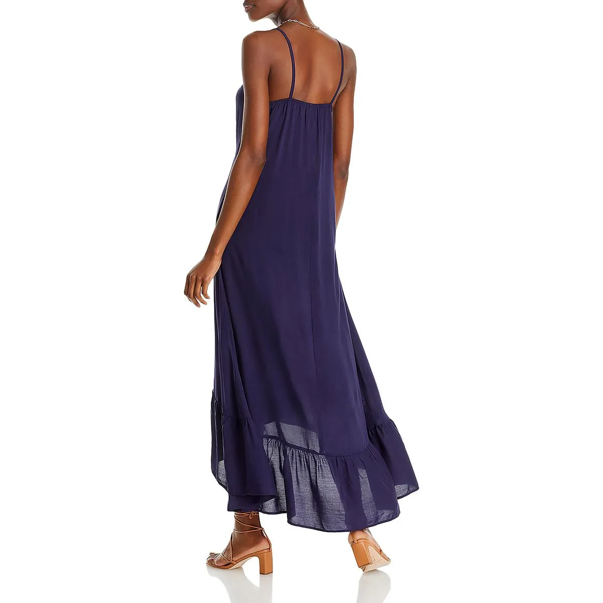 Aqua Womens Summer Midi Slip Dress