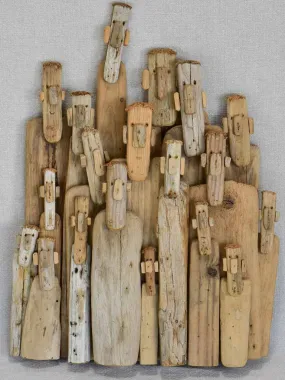 Artisan made totem sculpture 16¼"