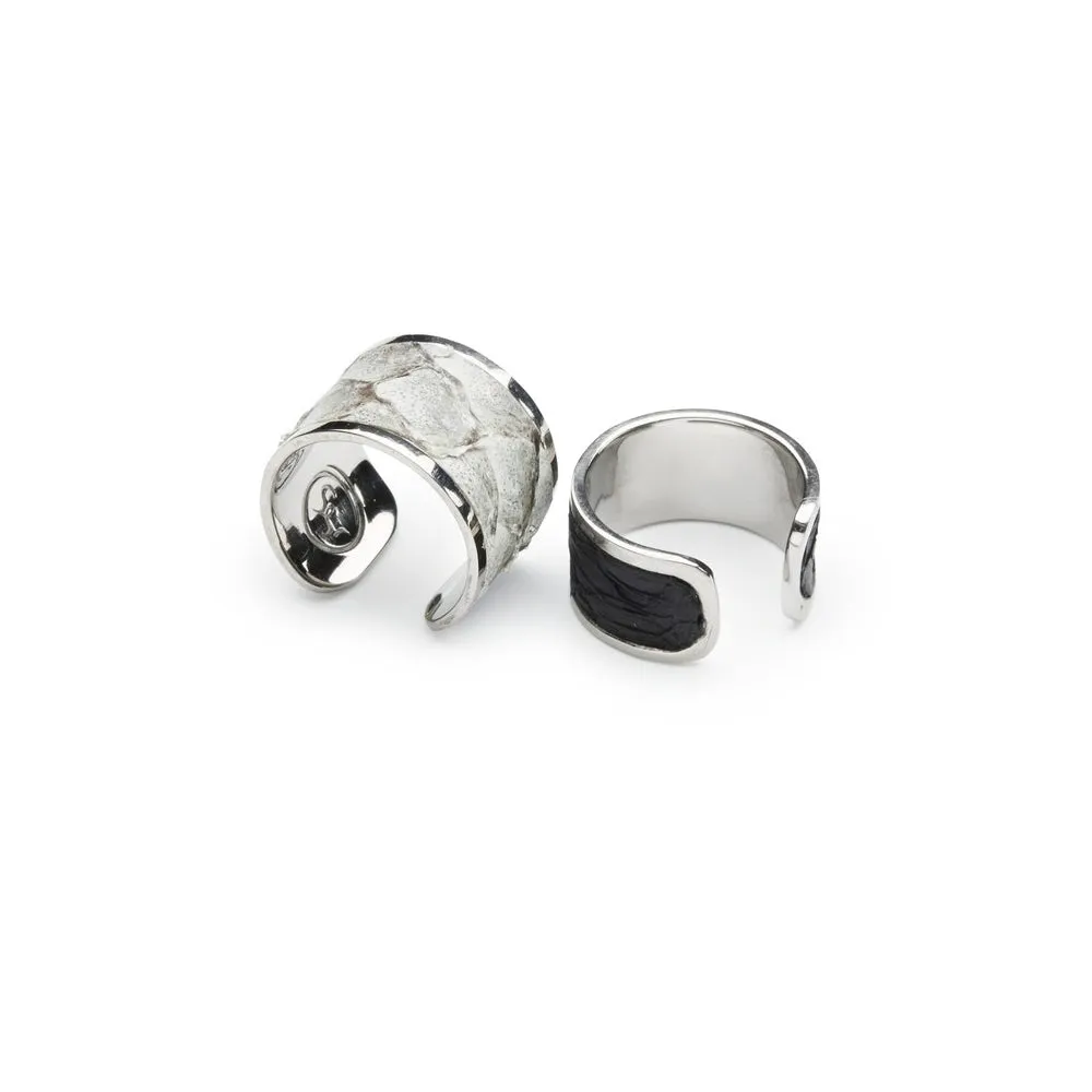 ASTA ear cuff, salmon natural
