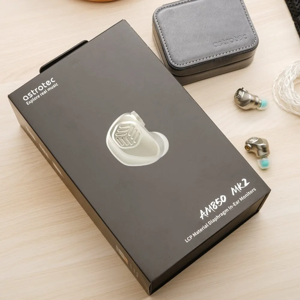 Astrotec AM850 MK2 Wired LCP Diaphragm In-Ear Monitor HiFi Earphone