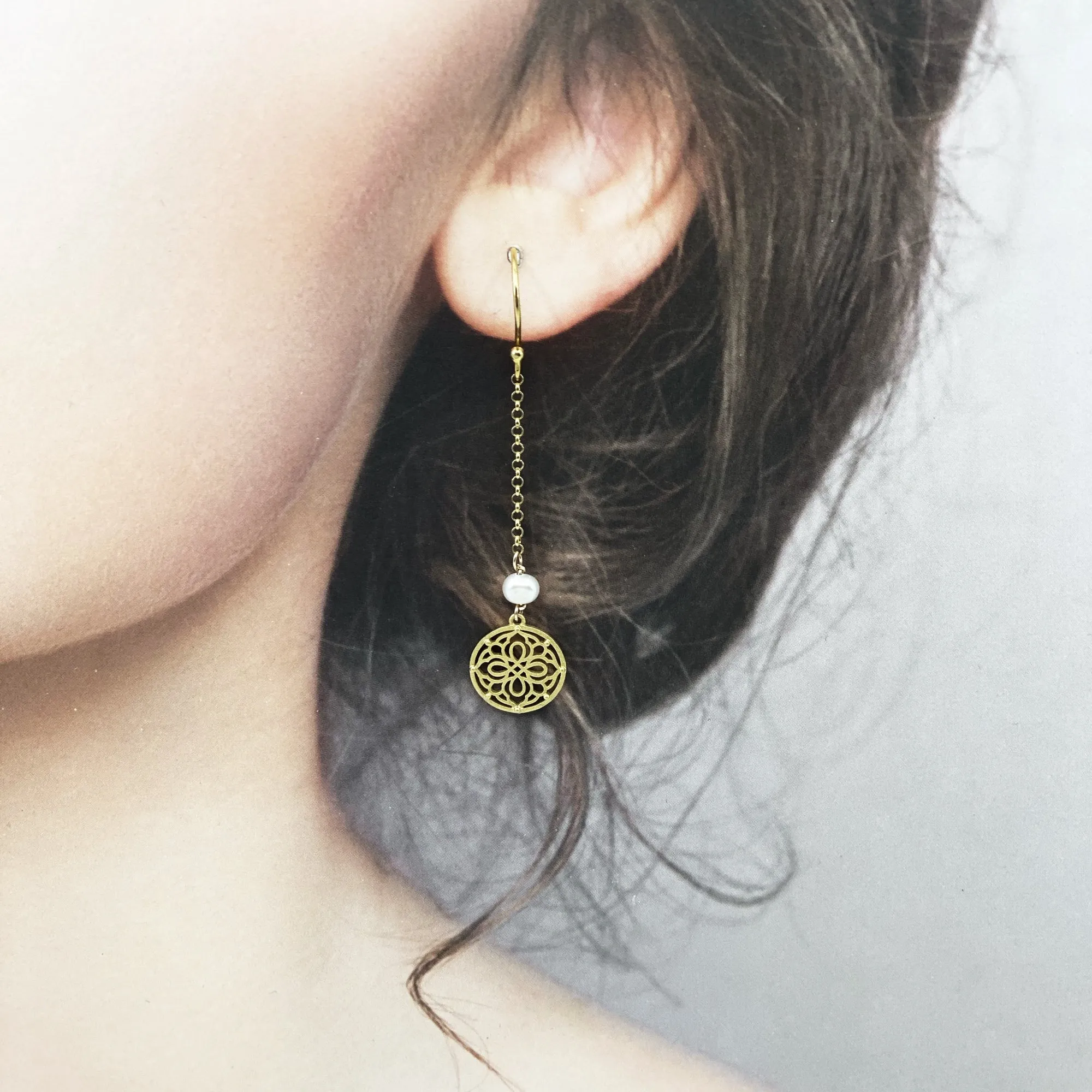 Auspicious Origin Birthstone Earrings (Small)