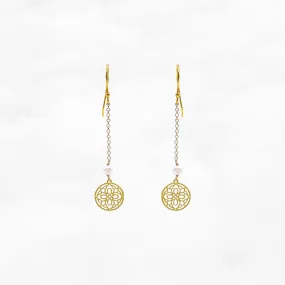 Auspicious Origin Birthstone Earrings (Small)