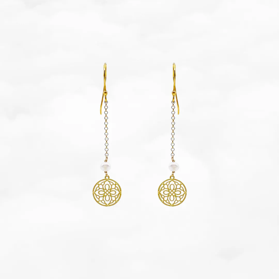 Auspicious Origin Birthstone Earrings (Small)