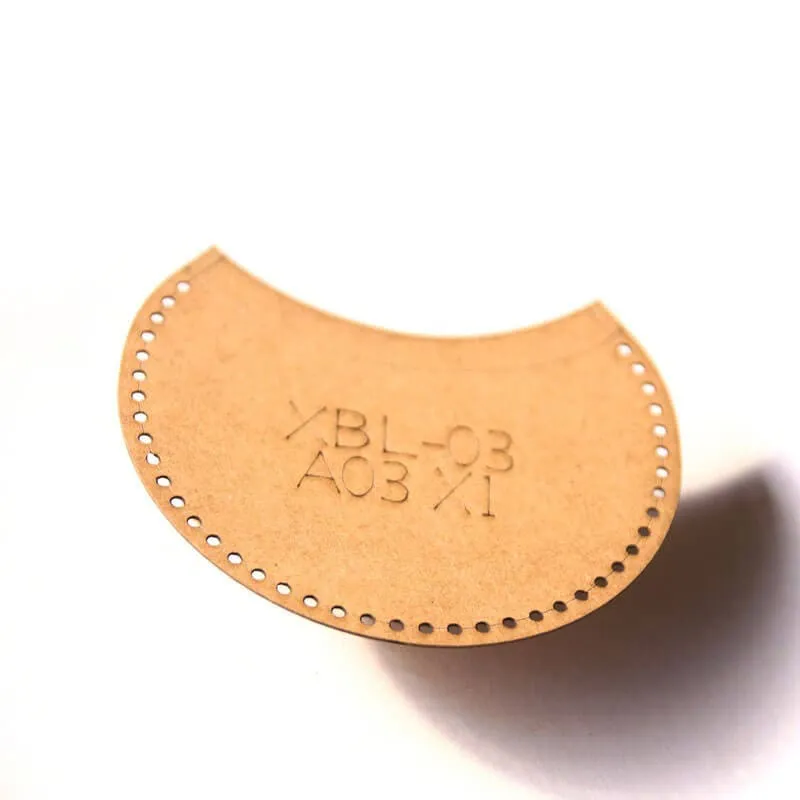BABYLON™ Ear-Shaped Leather Key Holder Pattern XBC-45