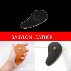BABYLON™ Ear-Shaped Leather Key Holder Pattern XBC-45