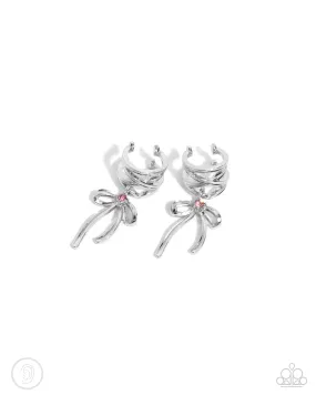 Ballet Lacing - Pink Earrings
