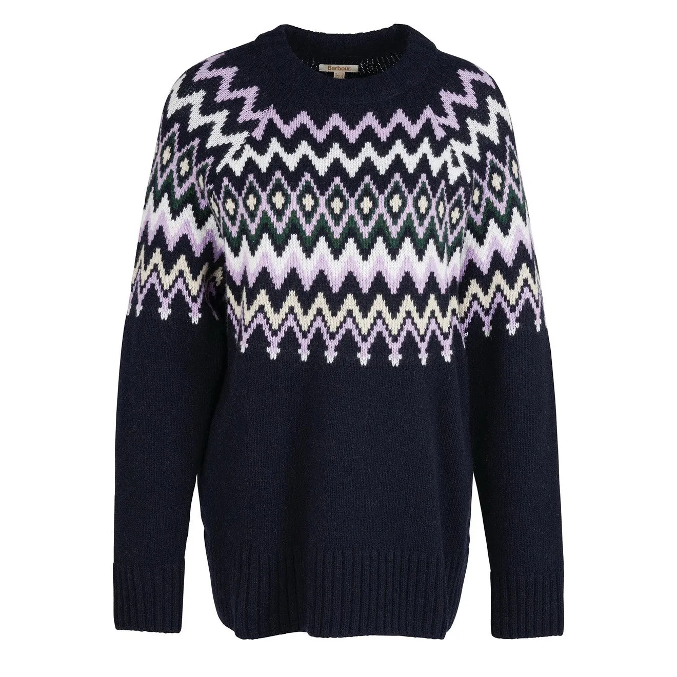 Barbour Womens Midhurst Knit Navy