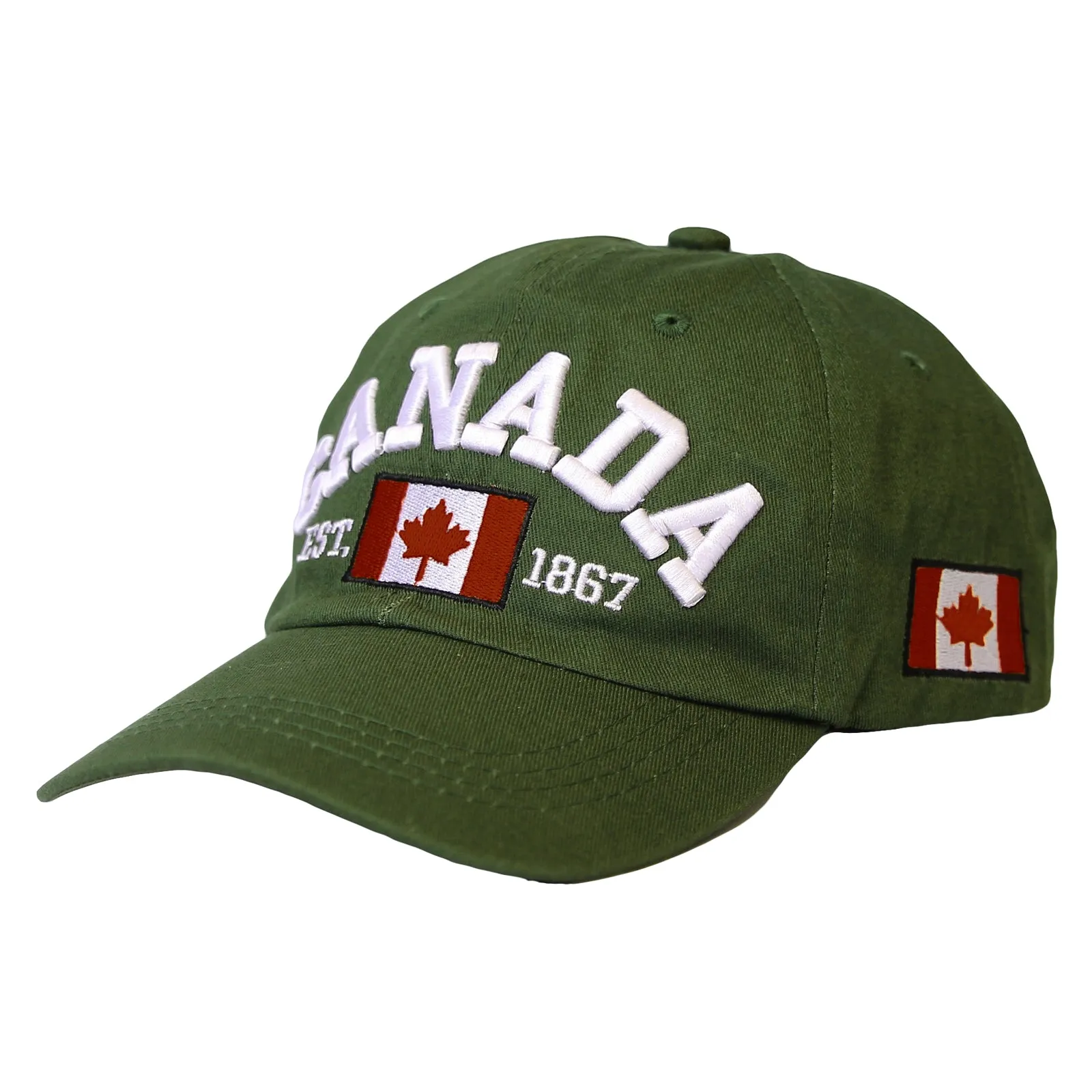 Baseball Cap Canada Flag Maple Leaf Embroidery Dad Hat For Men Women LX1382