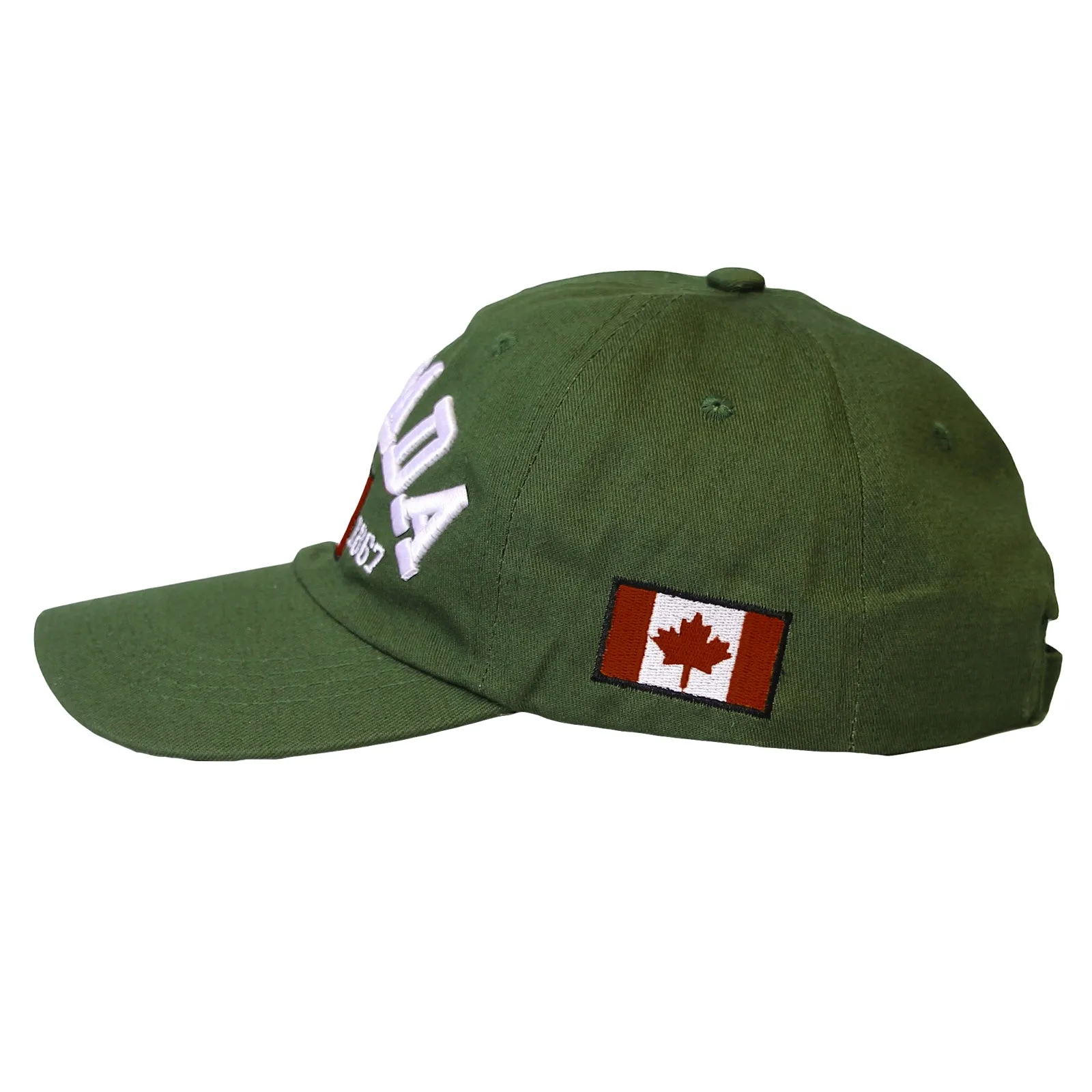 Baseball Cap Canada Flag Maple Leaf Embroidery Dad Hat For Men Women LX1382