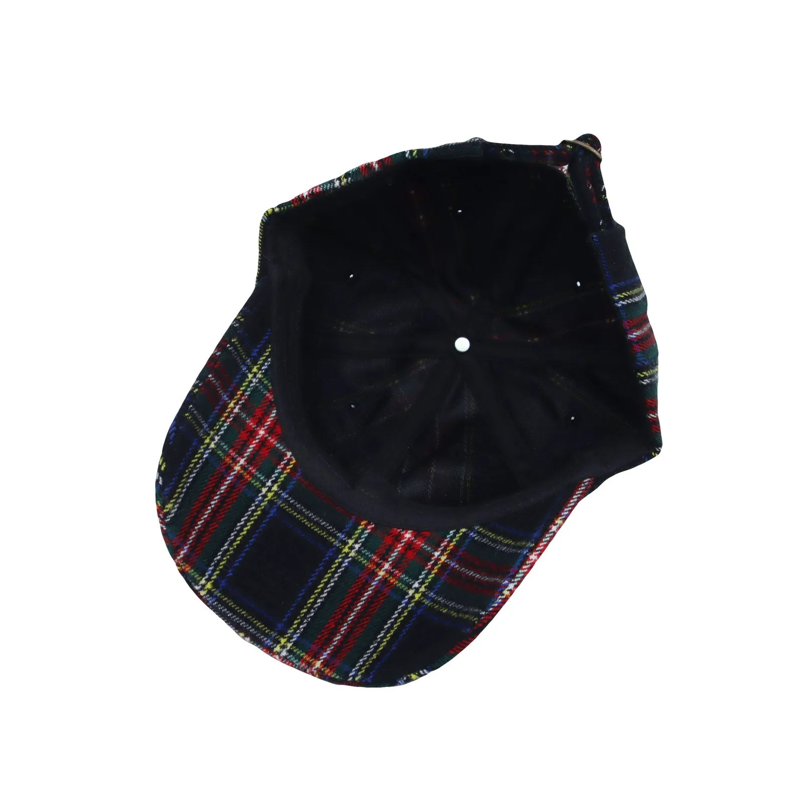 Baseball Cap Tartan Plaid Check Winter Cotton Hat KR11087