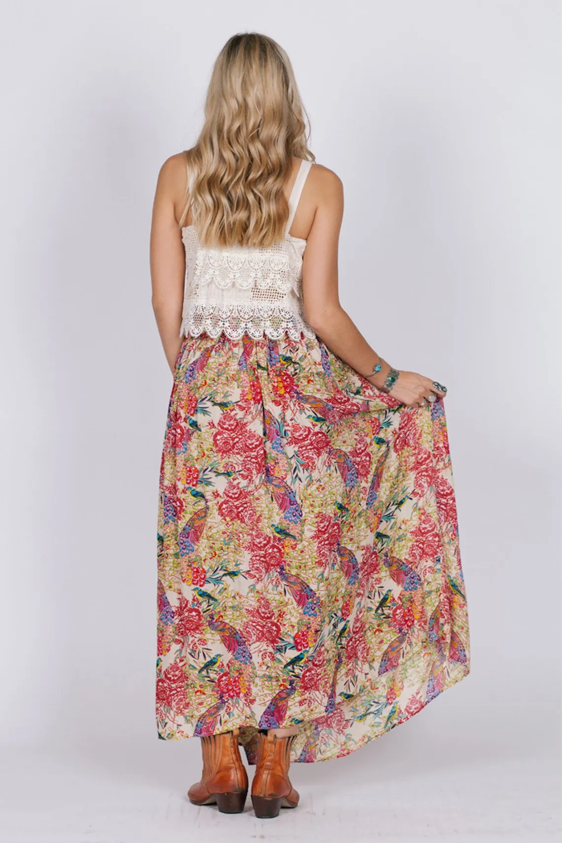 Birds Of Paradise Maxi Skirt