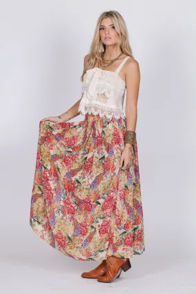 Birds Of Paradise Maxi Skirt