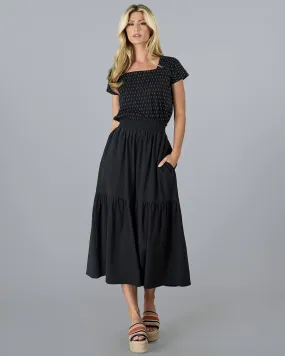Black Beauty Signature Midi Skirt