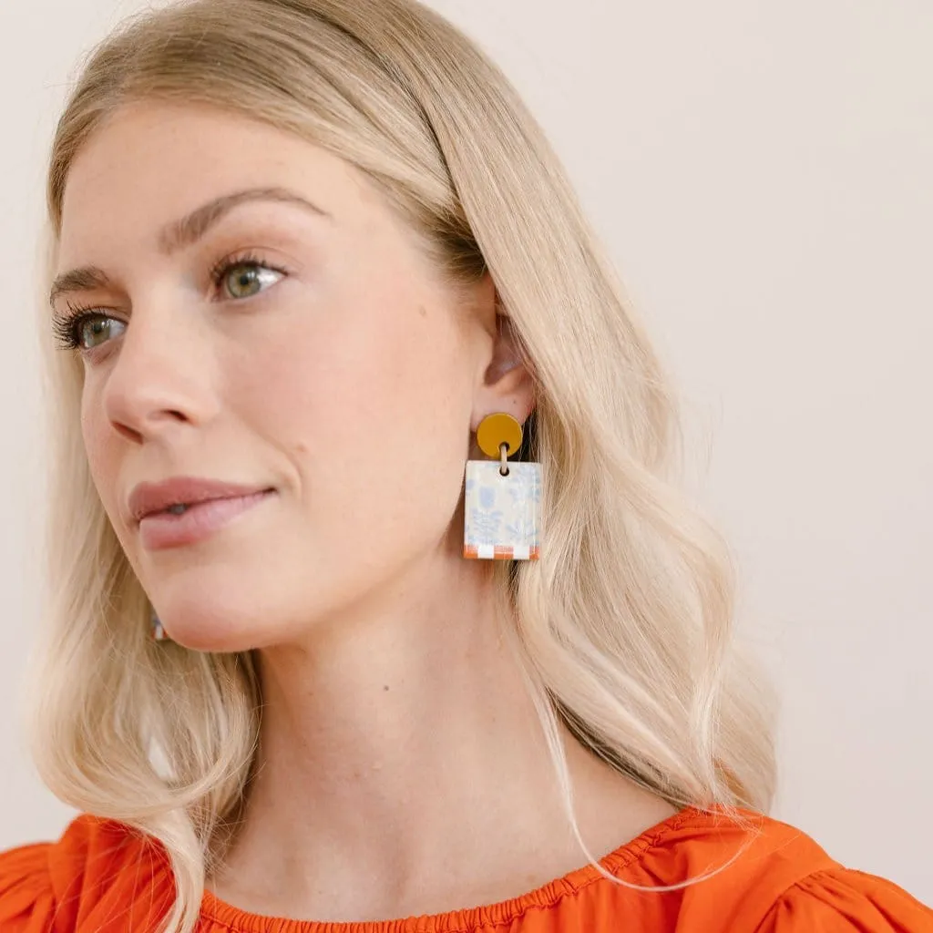Bloom Block Earrings