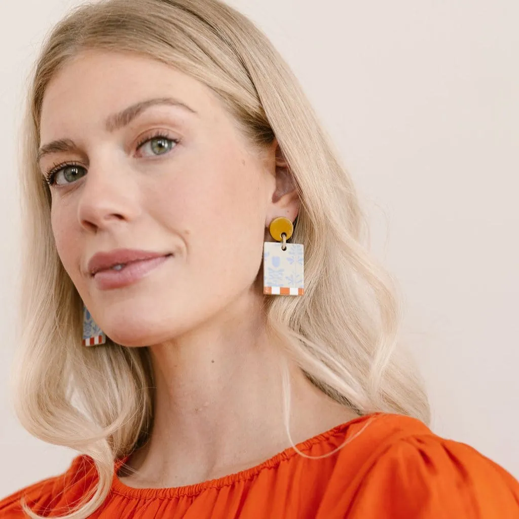 Bloom Block Earrings