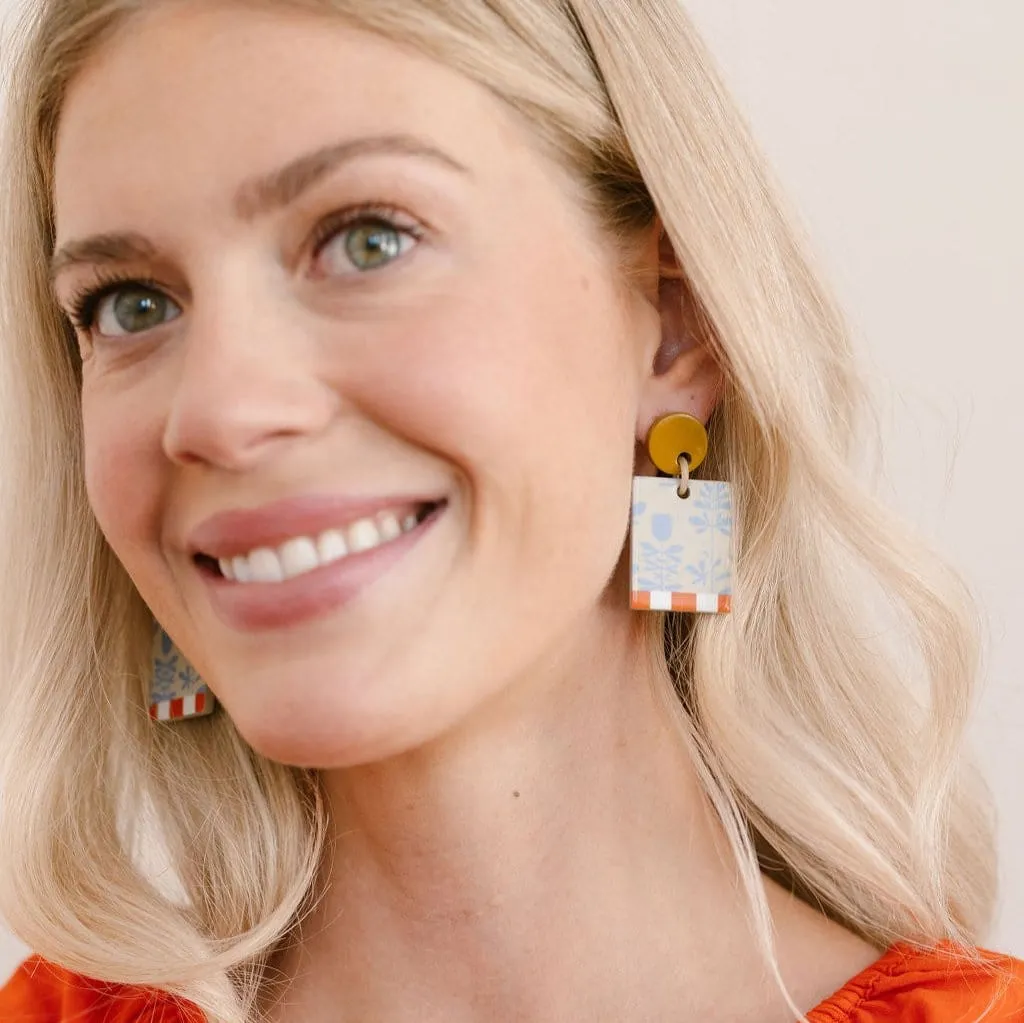 Bloom Block Earrings