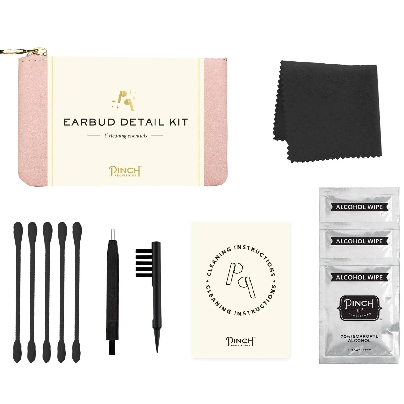 BLUSH PINK EARBUD DETAIL KIT
