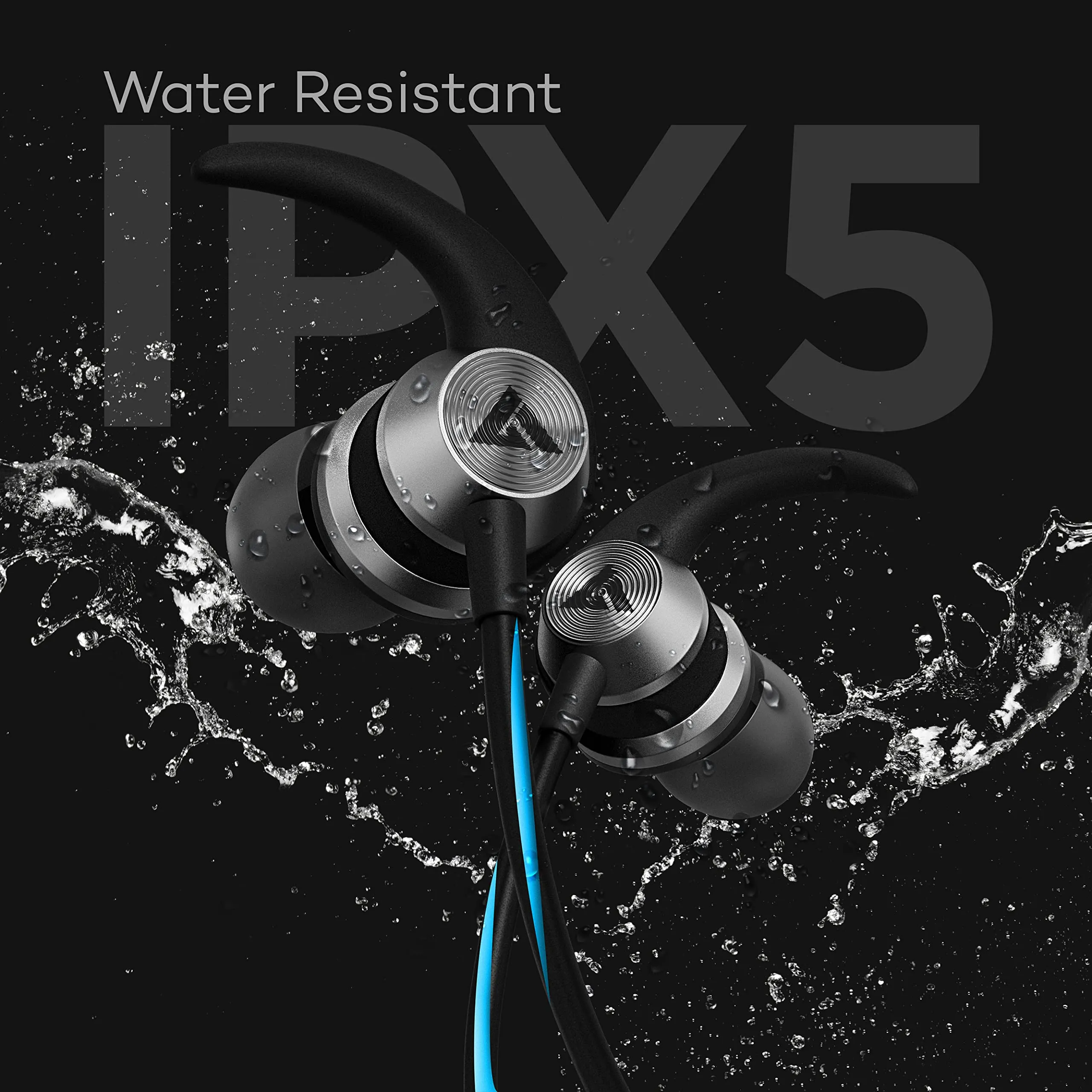 Boult Audio BassBuds X1 in-Ear Wired Earphones with 10mm Extra Bass Driver and HD Sound with mic(Blue)