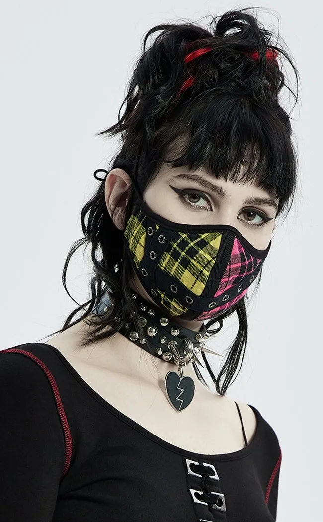 Bright Stuff Tartan Face Mask