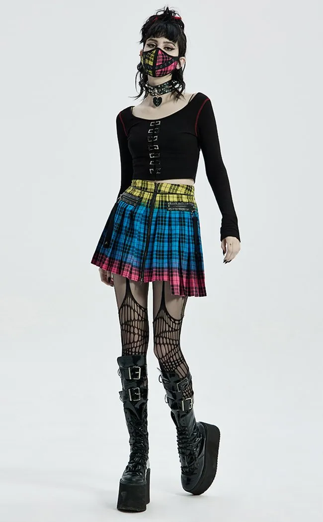 Bright Stuff Tartan Face Mask