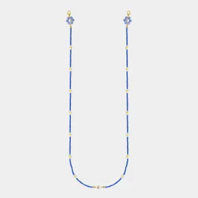 Brisa Fleur Mask Chain/blue
