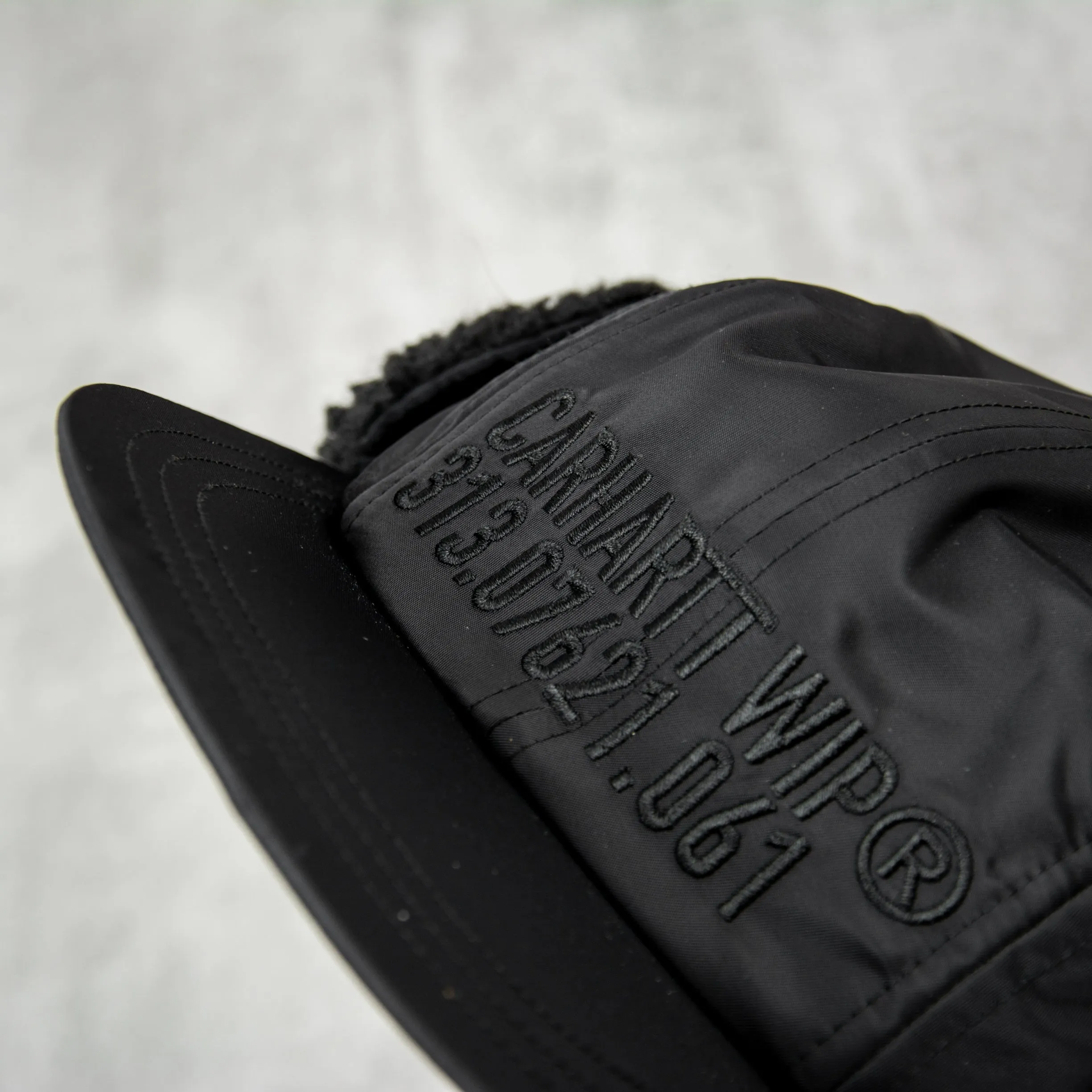 Carhartt WIP Olten Ear Guard Cap - Black