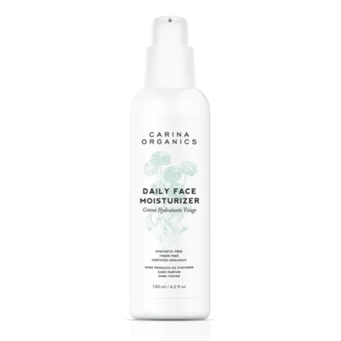 Carina Organics Daily Face Moisturizer Unscented 120ml
