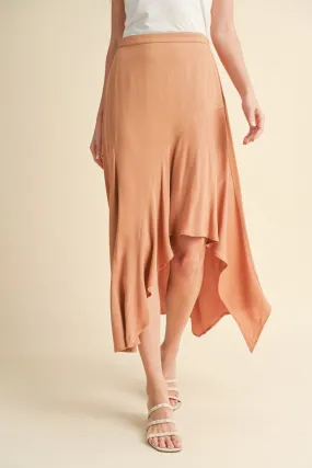 Carmin Hi-Lo Midi Skirt