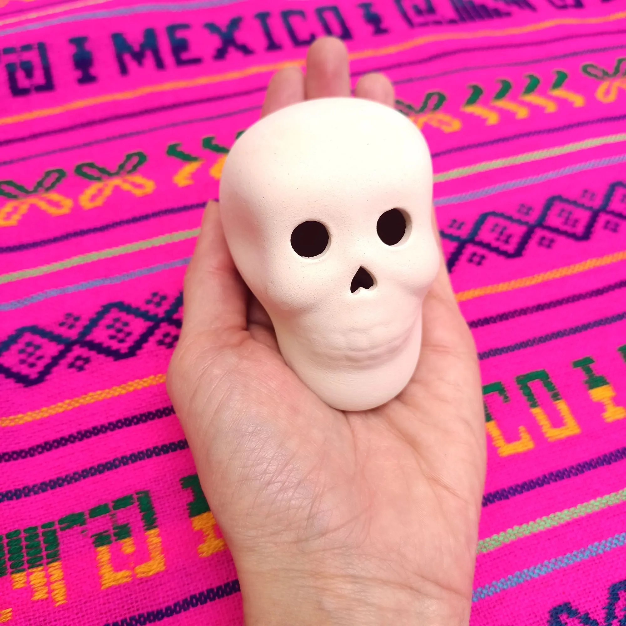 Ceramic Sugar Skulls To Paint