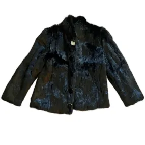 Coat Fur By Upward In Black, Size: M